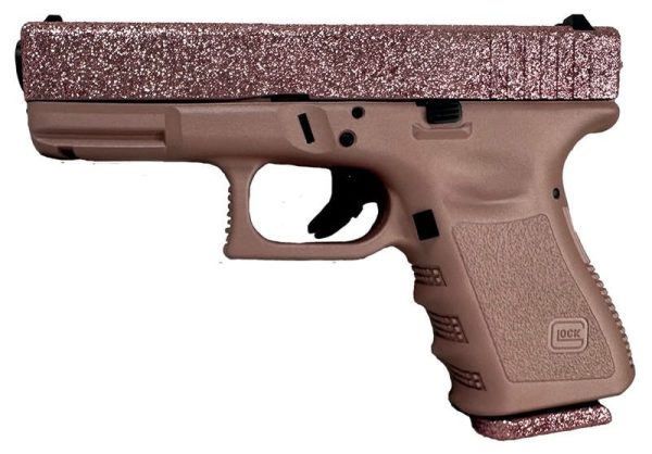 Glock 23 Gen3 "Rose Gold Glitter" .40 SW 4.02" Barrel 13-Rounds