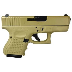 Glock 26 Gen 4 Custom Flat Dark Earth 9mm 3.43" Barrel 10-Rounds