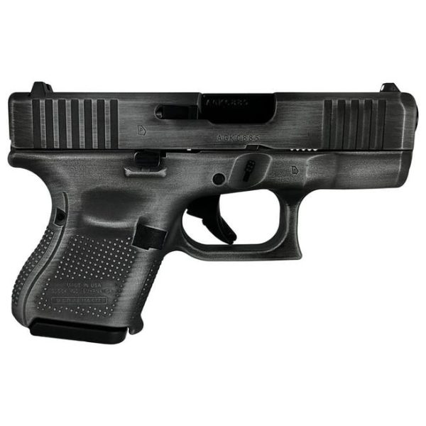 Glock 26 Gen 5 Distressed Crushed Silver 9mm 3.4" Barrel 10-Rounds