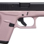 Glock 42 Light Pink / Elite Black .380 ACP 3.2" Barrel 6-Rounds