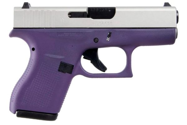 Glock 42 Purple / Aluminum .380 ACP 3.2" Barrel 6-Rounds