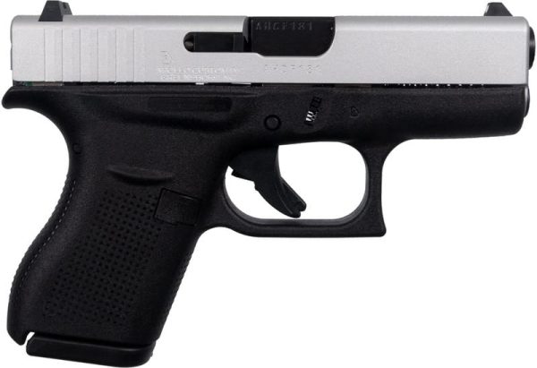 Glock 42 "Shimmering Aluminum" .380 ACP 3.2" Barrel 6-Rounds