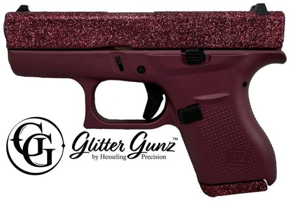 Glock 42 Black Cherry Glitter .380 ACP 3.25" Barrel 6-Rounds