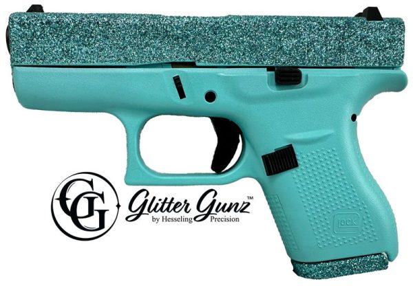 Glock 42 Maliblue Glitter .380 ACP 3.25" Barrel 6-Rounds