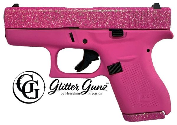 Glock 42 Pixie Pink Glitter .380 ACP 3.25" Barrel 6-Rounds