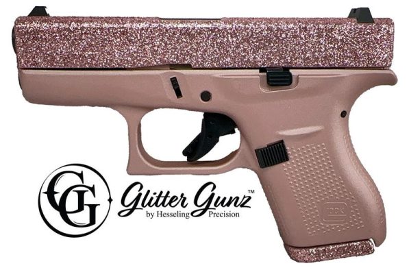 Glock 42 Rose Gold Glitter .380 ACP 3.25" Barrel 6-Rounds