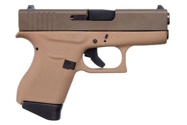 Glock 43 Dark Earth / Patriot Brown 9mm 3.4" Barrel 6-Rounds