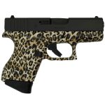 Glock 43 Custom "Leopard Print" 9mm 3.4" Barrel 6-Rounds