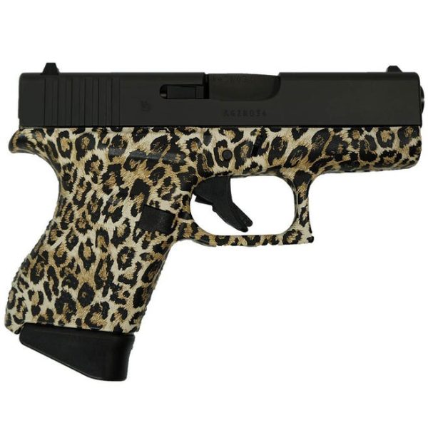 Glock 43 Custom "Leopard Print" 9mm 3.4" Barrel 6-Rounds