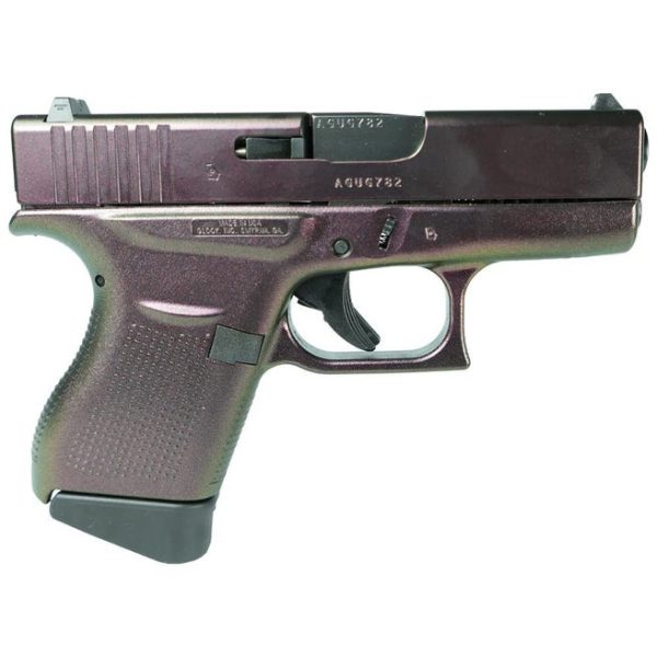 Glock 43 Custom "Shimmering Razorback" 9mm 3.4" Barrel 6-Rounds