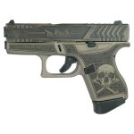 Glock 43 "Revolution" Colonial Brown 9mm 3.4" Barrel 6-Rounds Engraved Slide