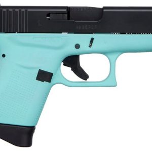 Glock 43 USA Robin's Egg Blue / Black 9mm 3.39" Barrel 6-Rounds - HANDGUNS - Miami Shooters Supply