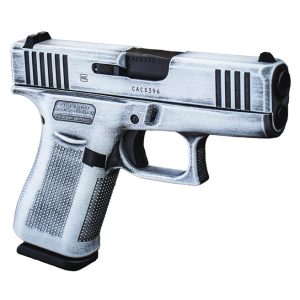 Glock 43X Battleworn White 9mm 3.4" Barrel 10-Rounds - HANDGUNS - Miami Shooters Supply