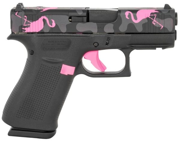 Glock 43X MOS "Miami Mingo" Black / Pink 9mm 3.4" Barrel 10-Rounds