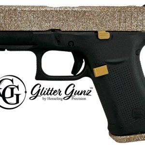 Glock 43X MOS "Midas" Black / Gold 9mm 3.4" Barrel 10-Rounds - HANDGUNS - Miami Shooters Supply