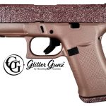 Glock 43X MOS Rose Gold Glitter 9mm 3.4" Barrel 10-Rounds