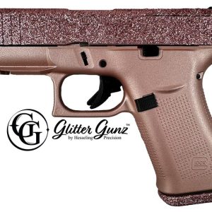 Glock 43X MOS Rose Gold Glitter 9mm 3.4" Barrel 10-Rounds - HANDGUNS - Miami Shooters Supply