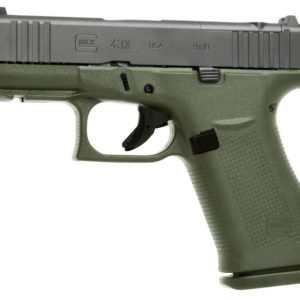 Glock 43X MOS Battle Field Green 9mm 3.6" Barrel 10-Rounds - HANDGUNS - Miami Shooters Supply