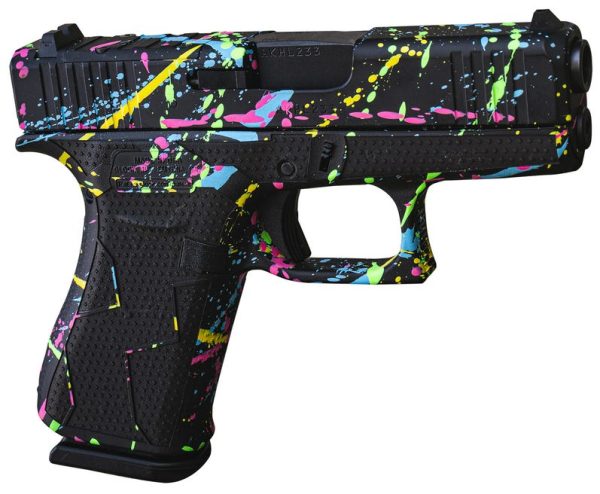 Glock 43X MOS Splatter 9mm 3.4" Barrel 10-Rounds