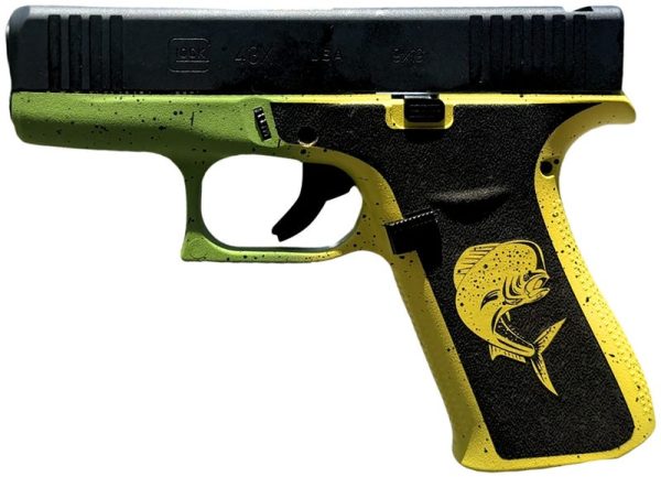 Glock 43X "Mahi" Yellow / Green 9mm 3.4" Barrel 10-Rounds