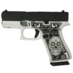 Glock 43X OR "Sugar Skull" Black / White 9mm 3.4" Barrel 10-Rounds RMR Cut - HANDGUNS - Miami Shooters Supply
