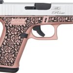 Glock 43X Rose Engraved 9mm 3.4" Barrel 10-Rounds