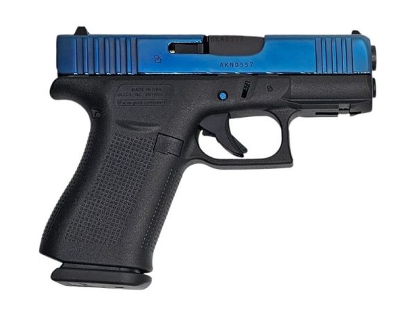 Glock 43X Cobalt Filligree 9mm 3.4" Barrel 10-Rounds