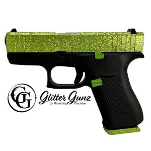 Glock 43X "Zombie Green Glitter" 9mm 3.4" Barrel 10-Rounds - HANDGUNS - Miami Shooters Supply
