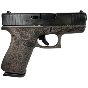 Glock 43x Custom "Vortex Bronze Elephant Engraved" 9mm 3.4" Barrel 10-Rounds - HANDGUNS - Miami Shooters Supply