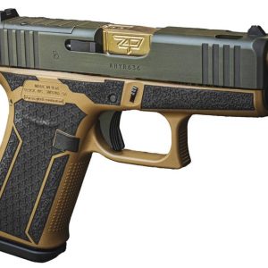 Glock 43x MOS Green/Gold 9mm 3.4" Barrel 10-Rounds - HANDGUNS - Miami Shooters Supply