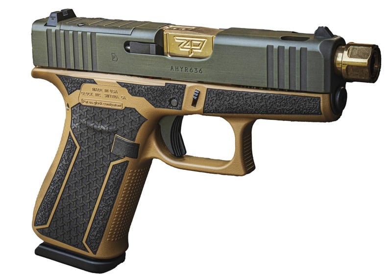 Glock 43x MOS Green/Gold 9mm 3.4" Barrel 10-Rounds Glock 43x MOS Green/Gold 9mm 3.4" Barrel 10-Rounds - HANDGUNS - Miami Shooters Supply