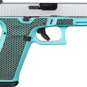 Glock 45 Honeycomb Robin's Egg Blue / Silver 9mm 4.02" Barrel 17-Rounds - HANDGUNS - Miami Shooters Supply
