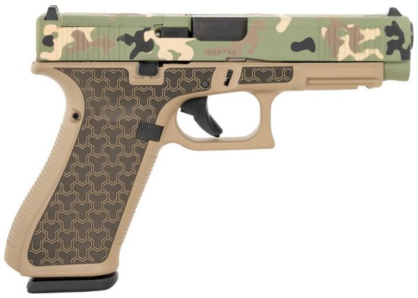 Glock 47 Gen5 MOS Coyote Tan / Hunter Camo 9mm 4.49" Barrel 17-Rounds