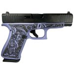Glock 48 Custom "Crushed Orchid Elephant Engraved" 9mm 4.17" Barrel 10-Rounds