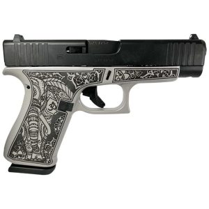 Glock 48 Custom "Gray Steel Elephant Engraved" 9mm 4.17" Barrel 10-Rounds - HANDGUNS - Miami Shooters Supply