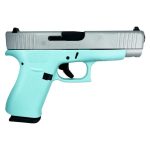 Glock 48 Custom "Tiffany Blue/Crushed Silver" 9mm 4.17" Barrel 10-Rounds