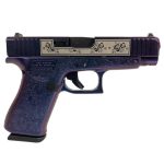 Glock 48 Gen 5 Custom "Glock & Roses" Mongoose Purple 9mm 4.17" Barrel 10-Rounds
