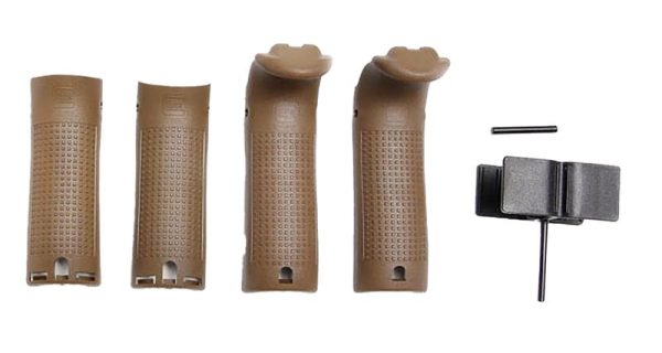 Glock Backstrap/Beavertail Set Dark Earth for 19 / 23