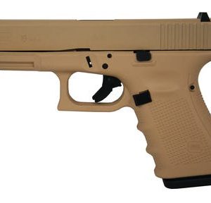 Glock 19 Gen 4 Desert Sand 9mm 4.01-inch 15Rds