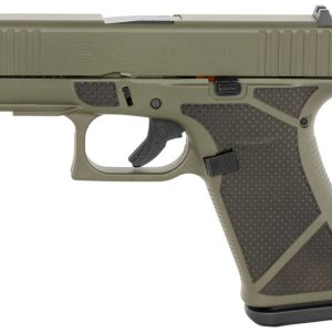Glock G43X OD Green 9mm 3.4" Barrel 10-Rounds w/Diamond Stippling - HANDGUNS - Miami Shooters Supply