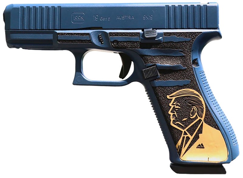 Glock G45 Gen5 MOS "Trump" Presidential Blue 9mm 4.02" Barrel 17-Rounds Glock G45 Gen5 MOS "Trump" Presidential Blue 9mm 4.02" Barrel 17-Rounds - HANDGUNS - Miami Shooters Supply