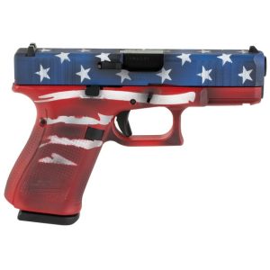 Glock 19 Gen5 American Flag 9mm 4.02" Barrel 15-Rounds SKYDAS Finish