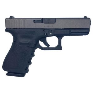 Glock 19 Gen 3 Two-Tone Silver/Black 9mm 4.01" Barrel 15-Rounds