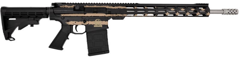 Great Lakes Firearms and Ammunition AR-10 Desert Flag/SS .308 Win 18" Barrel 10-Rounds Great Lakes Firearms and Ammunition AR-10 Desert Flag/SS .308 Win 18" Barrel 10-Rounds - Modern Sporting Rifles - Miami Shooters Supply