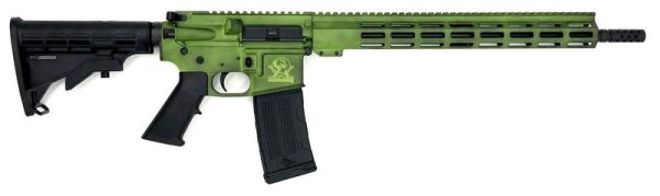Great Lakes Firearms and Ammunition AR-15 BW Lime Green .223 Wylde 16" Barrel 30-Rounds