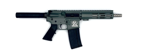 GLFA AR-15 Pistol Charcoal Green .223 Wylde 7.5" Stainless Barrel 30-Rounds