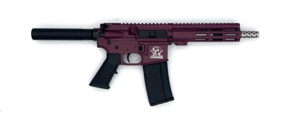 GLFA AR-15 Pistol Black Cherry .223 Wylde 7.5" Stainless Barrel 30-Rounds