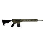Great Lakes Firearms and Ammunition Ar-15 OD Green .450 BM 18" Barrel 5-Rounds