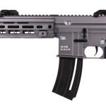 Heckler and Koch HK416 Pistol Grey .22 LR 8.5" Barrel 20-Rounds Flip-Up Sights
