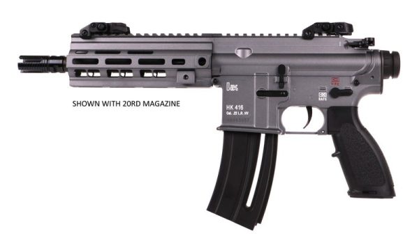 Heckler and Koch HK416 Grey .22 LR 8.5" Barrel 10-Rounds